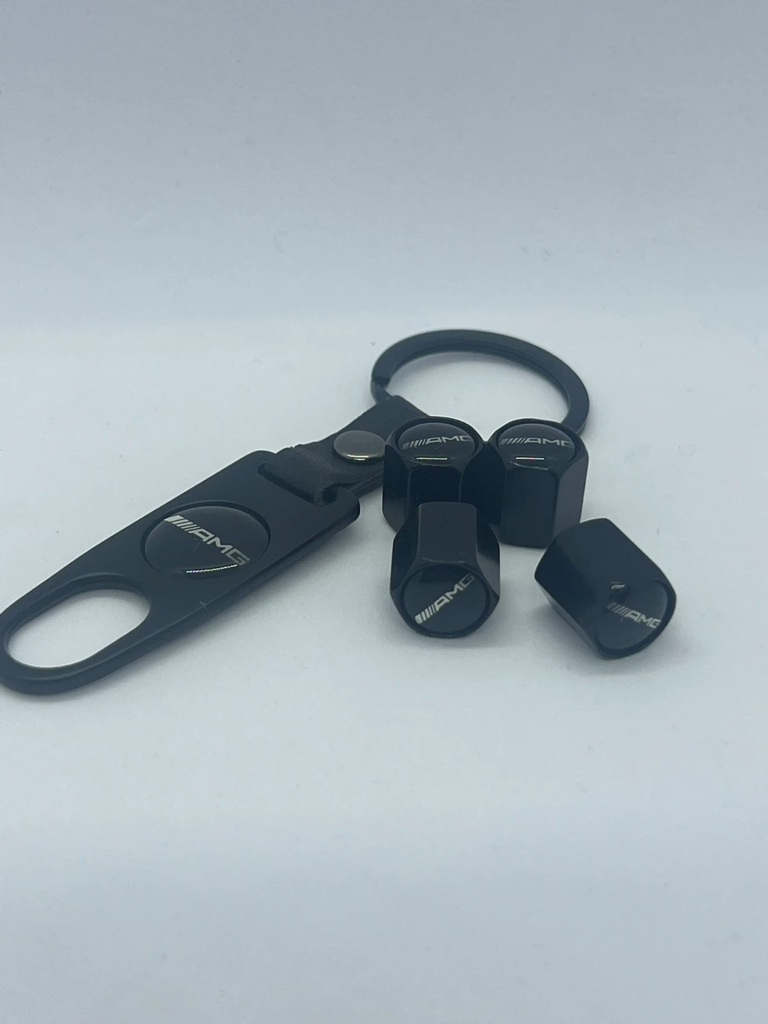 AMG Tire Valve Stem Caps + Keychain - photo 4