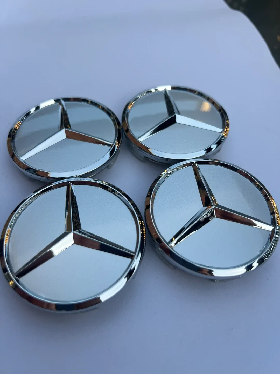Mercedes-Benz 60mm Wheel Center Caps - Set of 4 thumbnail