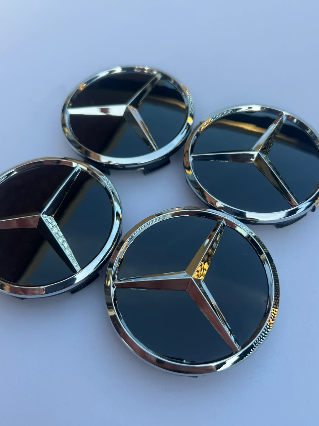 Mercedes-Benz 60mm Wheel Center Caps - Set of 4 - photo 4