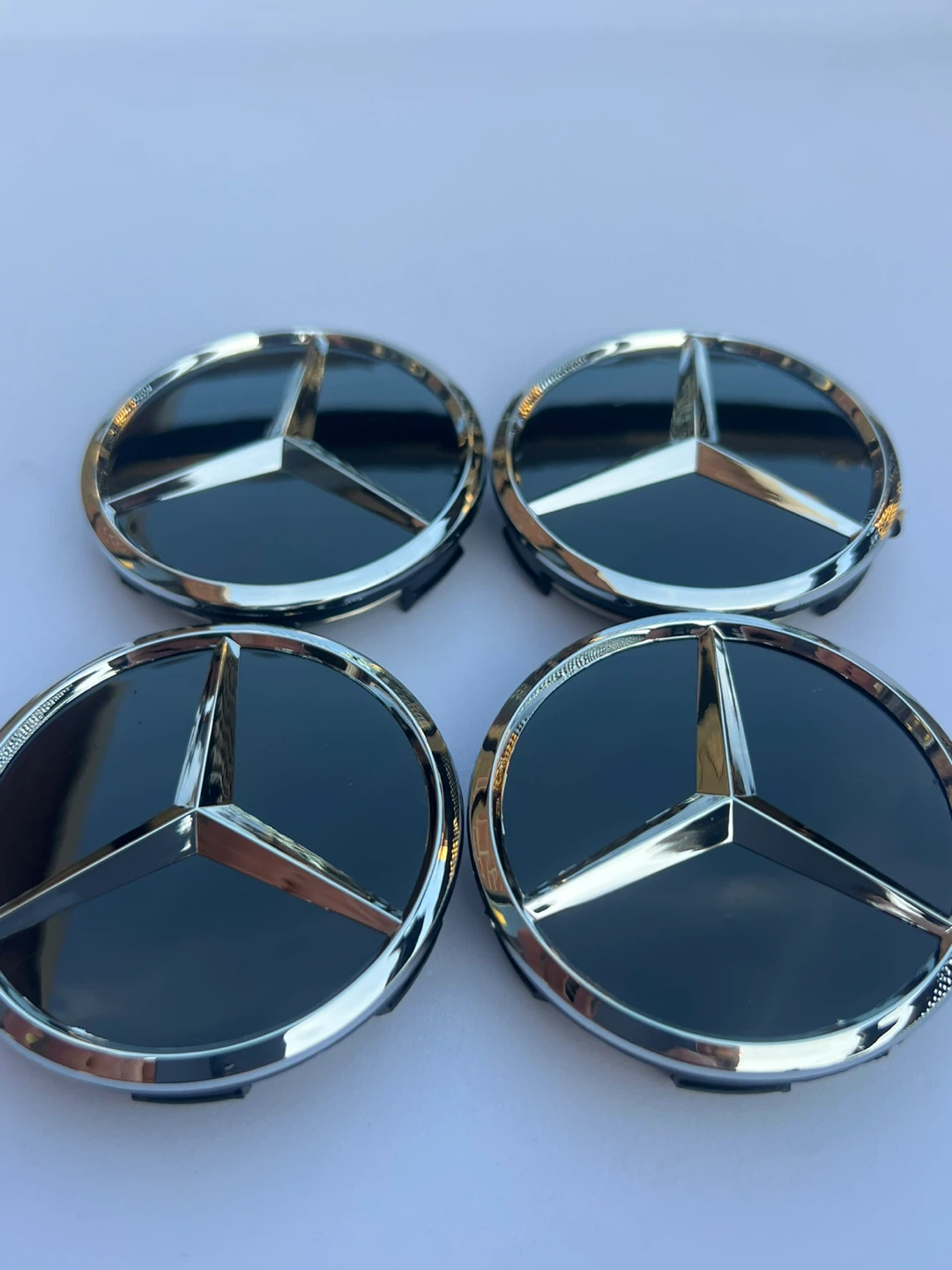 Mercedes-Benz 60mm Wheel Center Caps - Set of 4 - photo 3