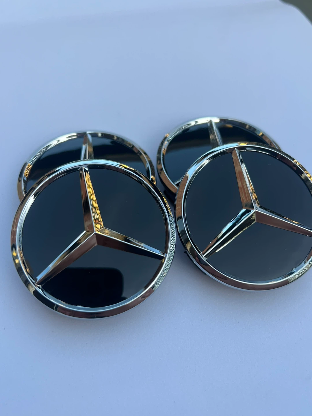 Mercedes-Benz 60mm Wheel Center Caps - Set of 4 - photo 5