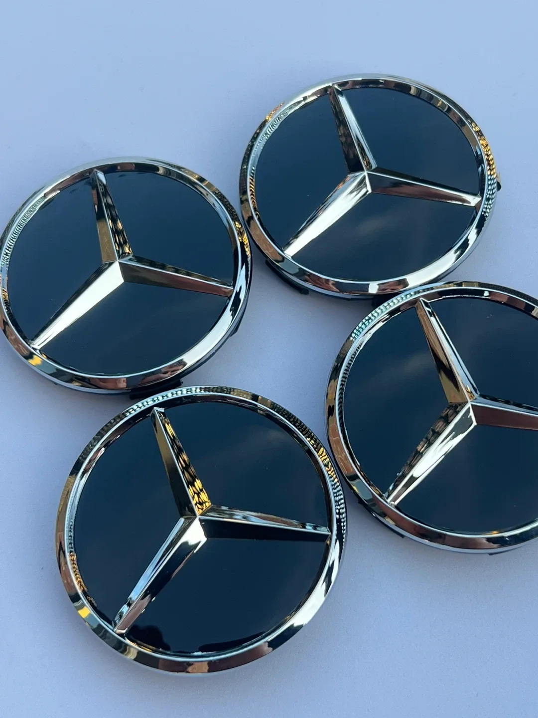 Mercedes-Benz 60mm Wheel Center Caps - Set of 4 thumbnail