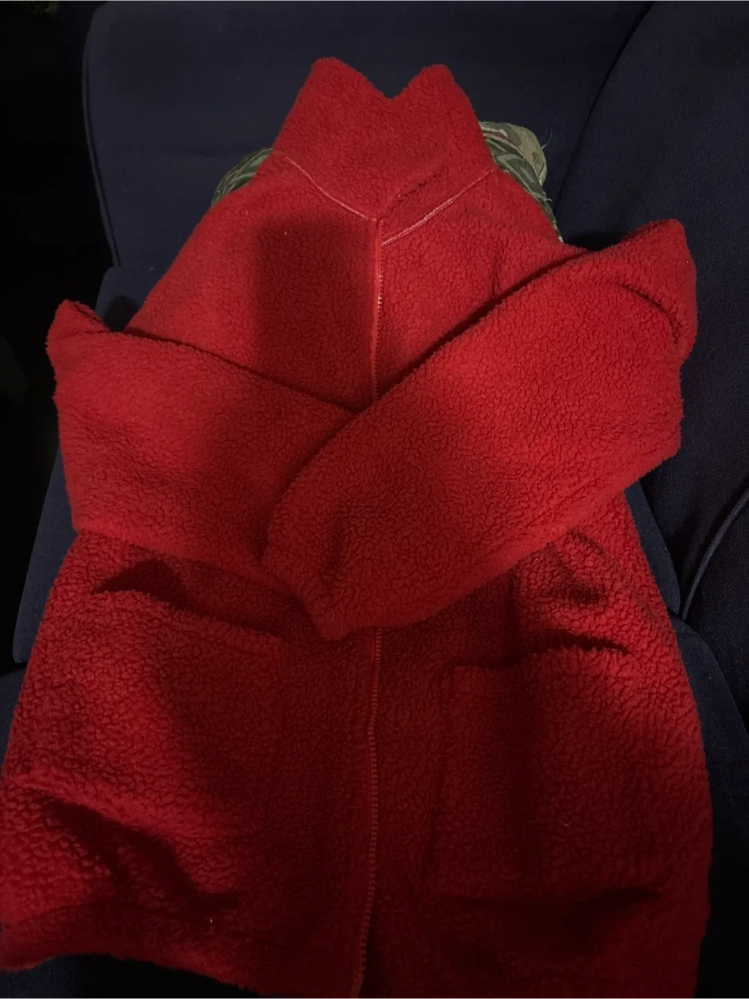 Red Fleece Jacket 🥕