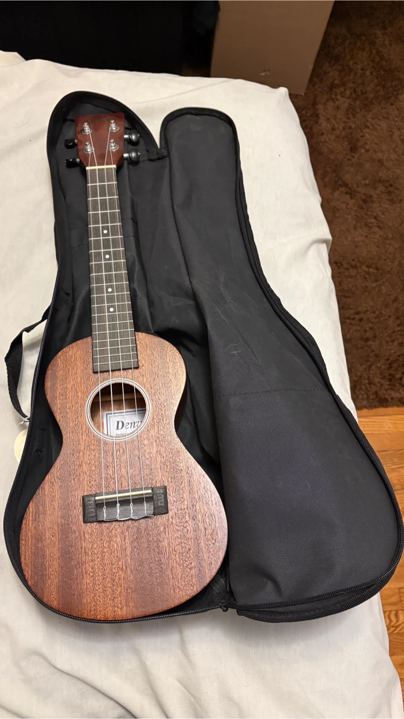 Denver DUK EC-NAT Ukulele with Aquila Strings