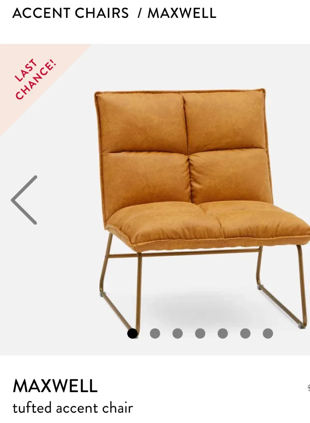 Structube MAXWELL Accent Chair image indicator(6)