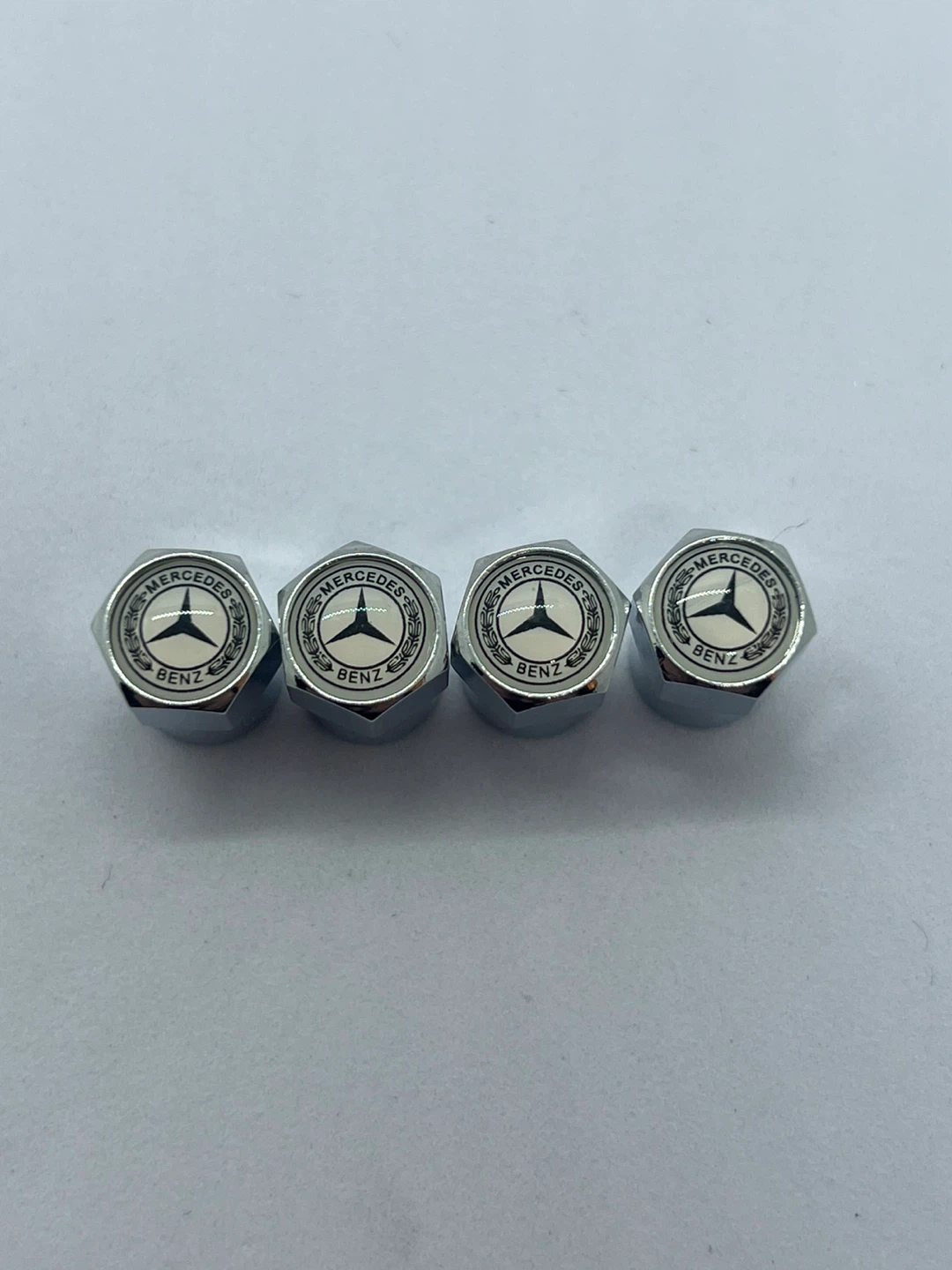 Mercedes-Benz silver Tire Valve Stem Caps (Set of 4) - photo 5