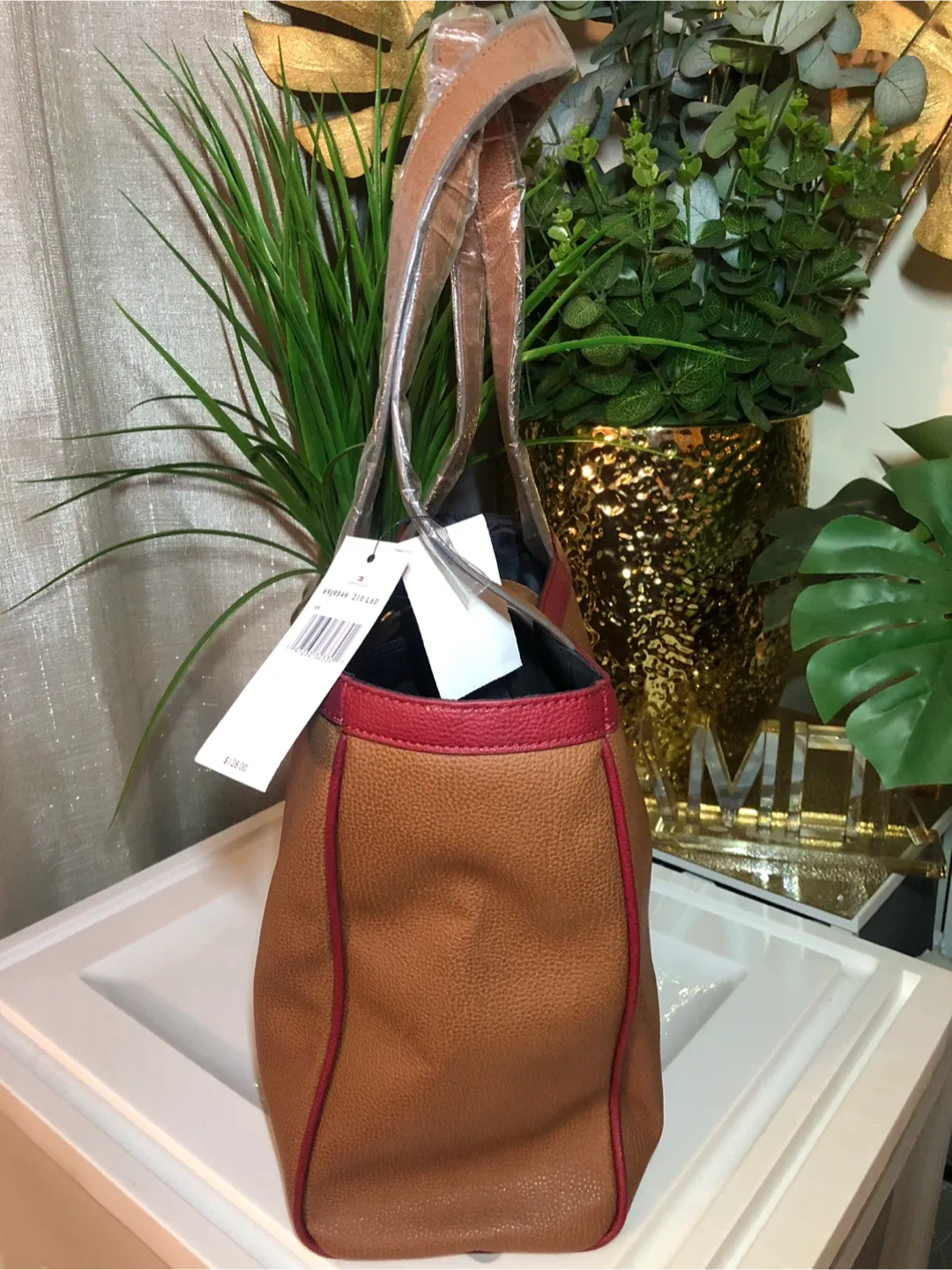 Tommy Hilfiger Brown Tote Bag - New with Tags! image indicator(2)