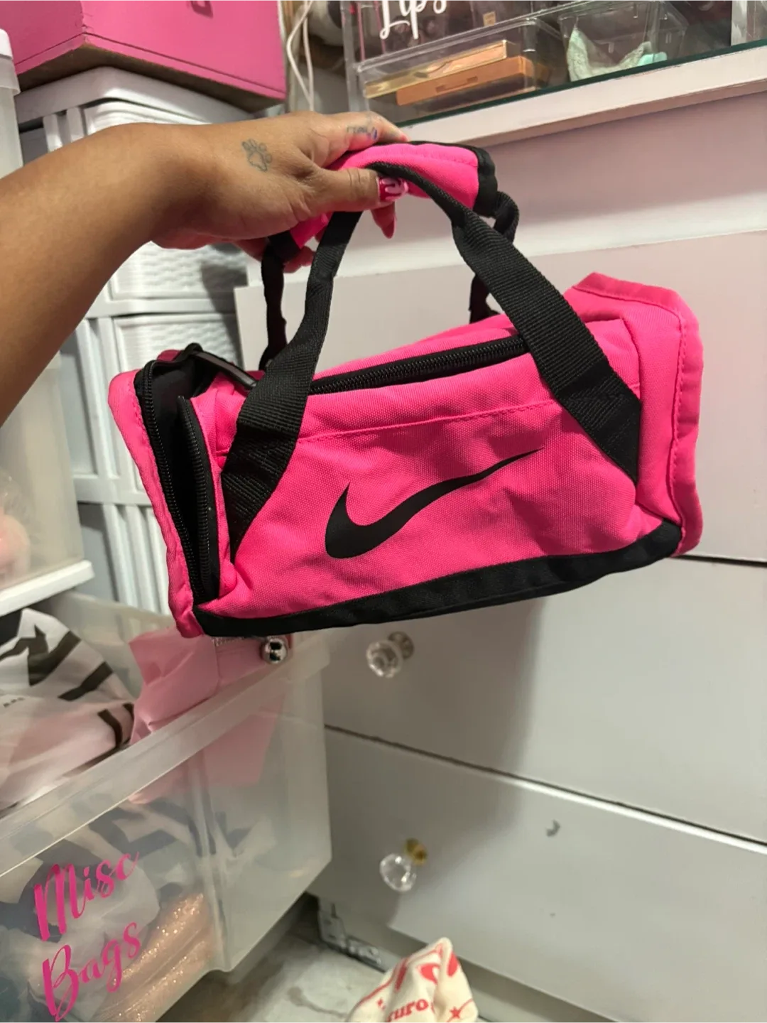 Nike Pink Lunch Bag thumbnail