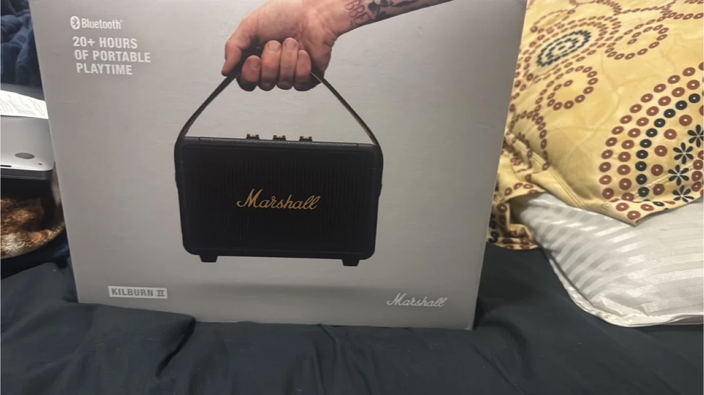 Marshall Kilburn II Portable Bluetooth Speaker - Black image indicator(6)