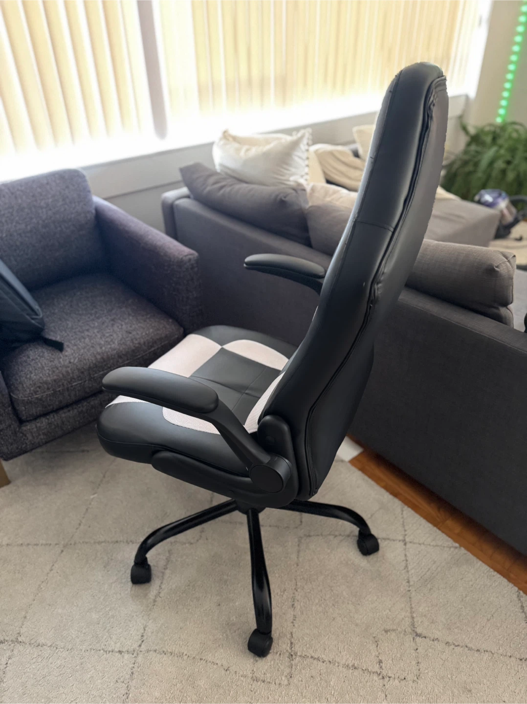Black and White Gaming Chair