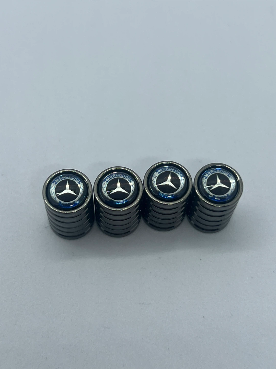 Mercedes-Benz Dark Grey Tire Valve Stem Caps - Set of 4 - photo 3
