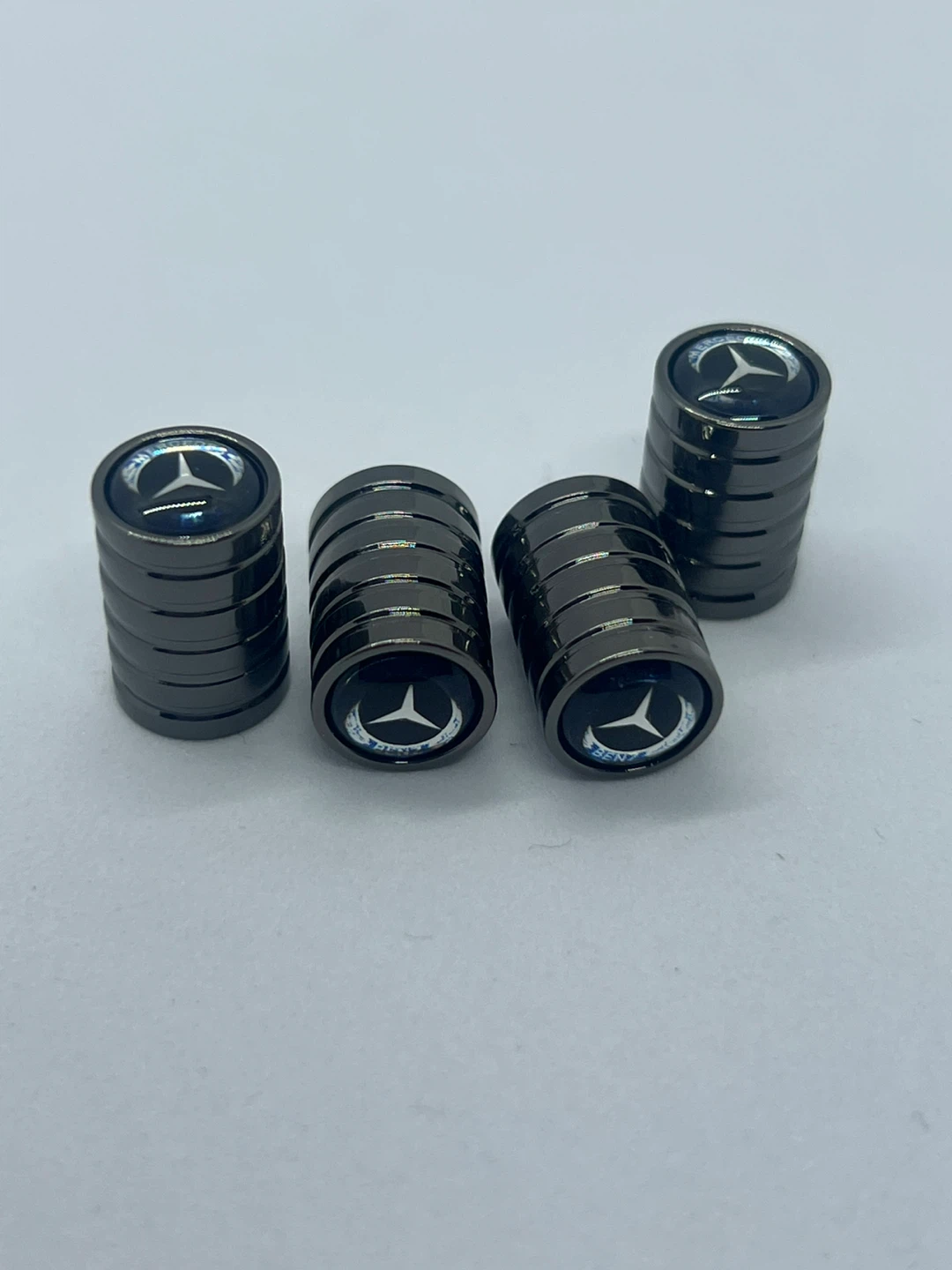 Mercedes-Benz Dark Grey Tire Valve Stem Caps - Set of 4 - photo 4