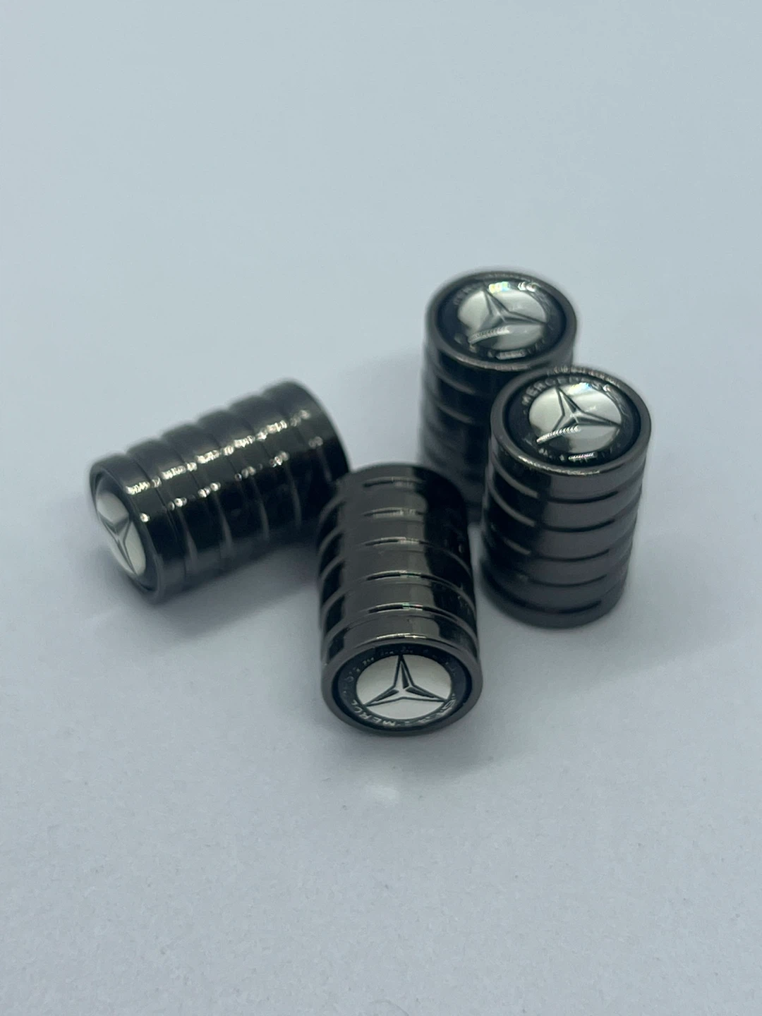 Mercedes-Benz dark grey Tire Valve Stem Caps - Set of 4 - photo 4