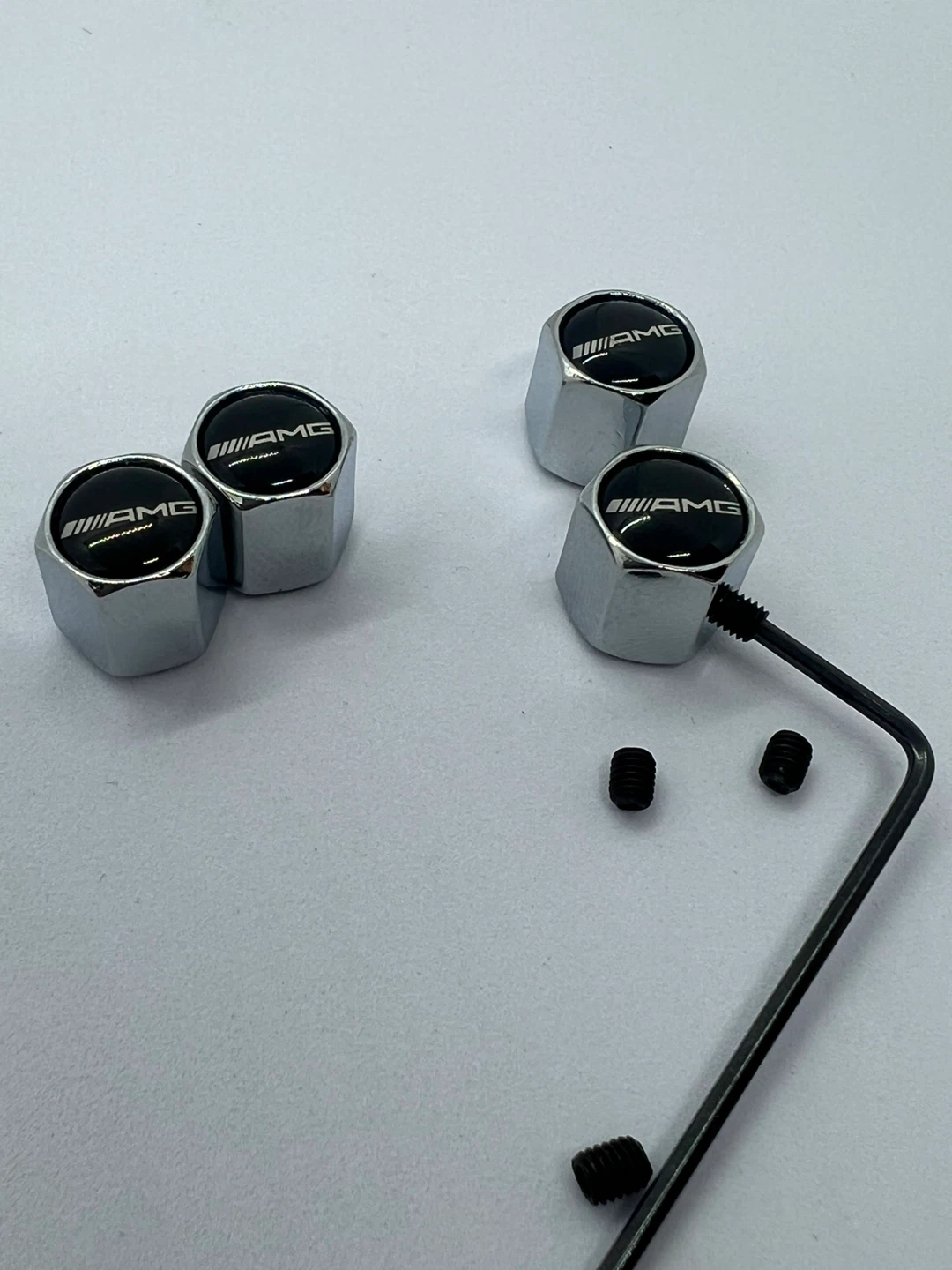 Mercedes-AMG Antitheft Tire Valve Stem Caps - Set of 4 - photo 2