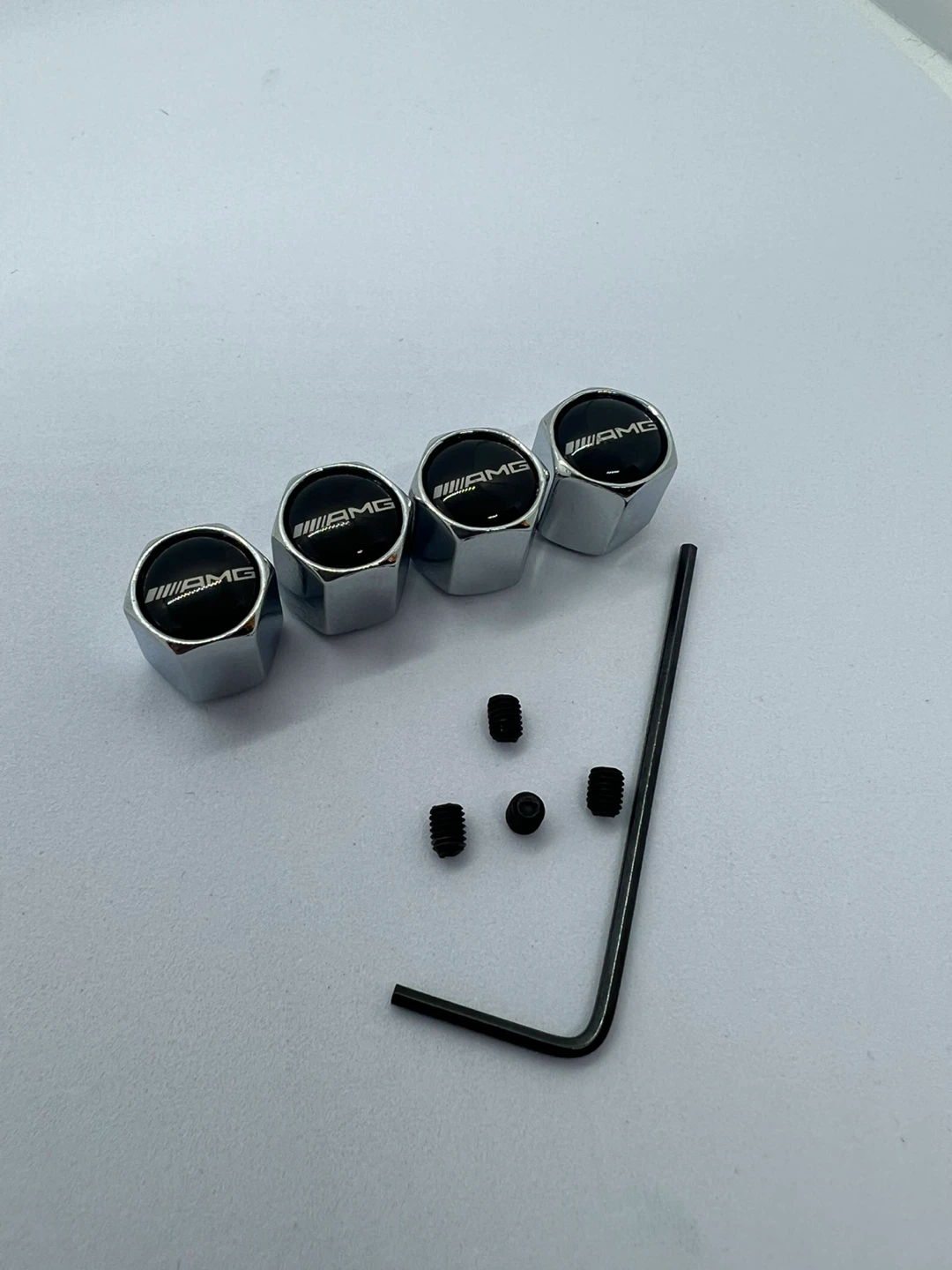 Mercedes-AMG Antitheft Tire Valve Stem Caps - Set of 4 - photo 5