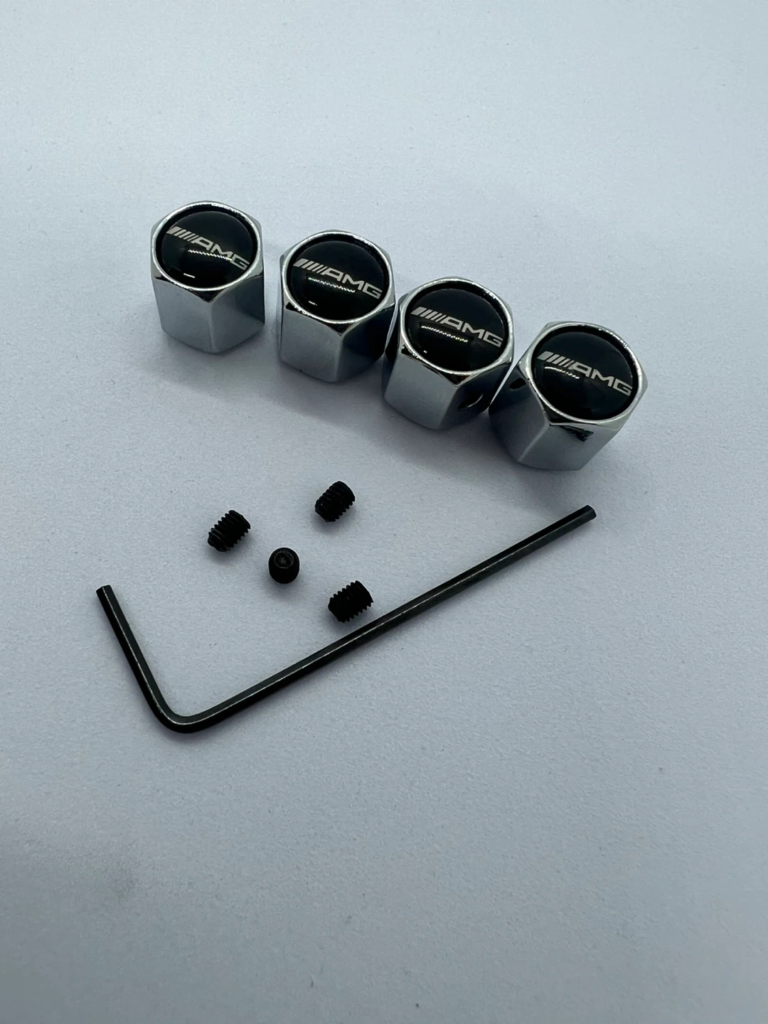 Mercedes-AMG Antitheft Tire Valve Stem Caps - Set of 4