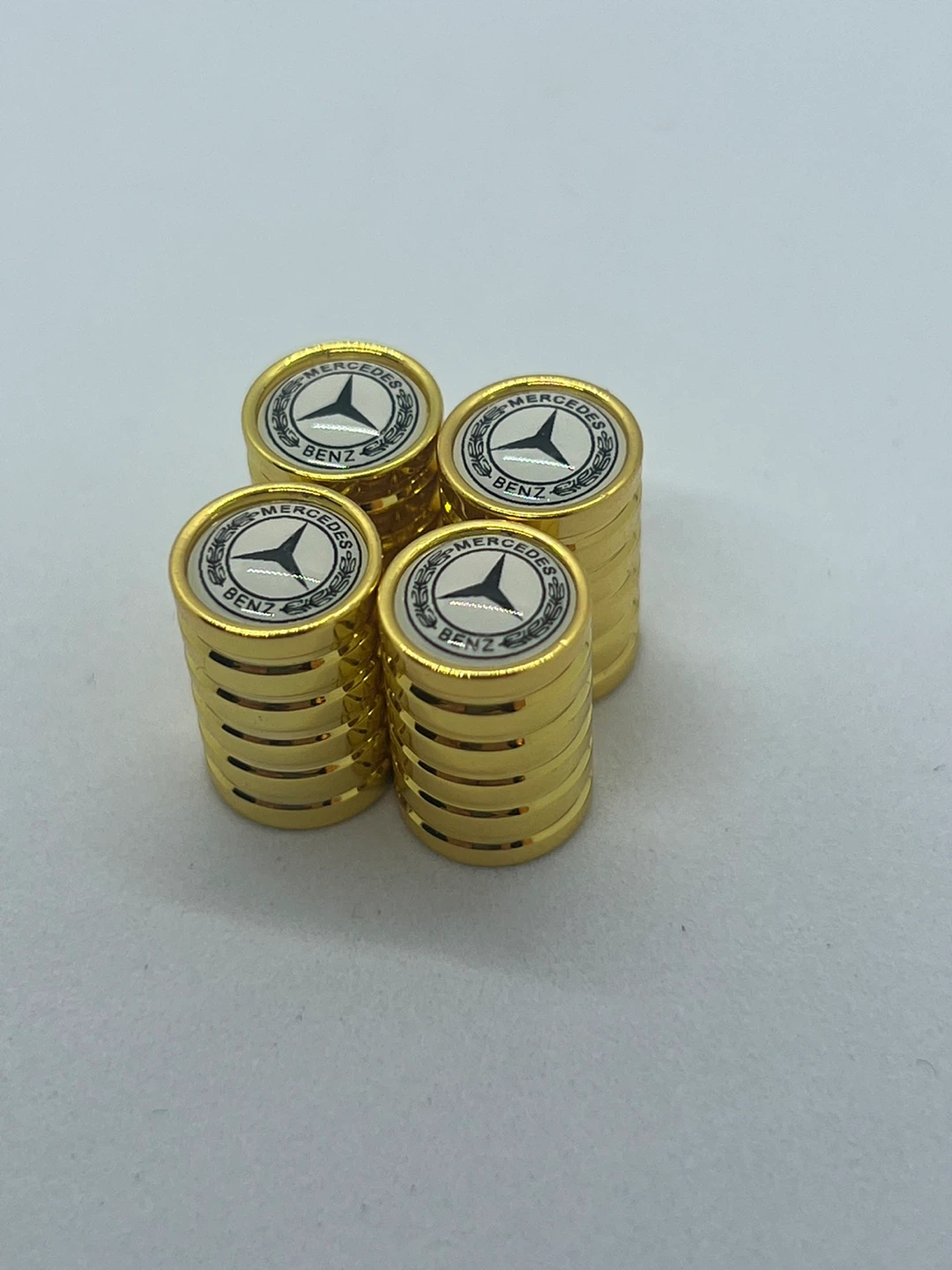 Mercedes Benz Tire Valve Stem Caps - Gold - photo 5