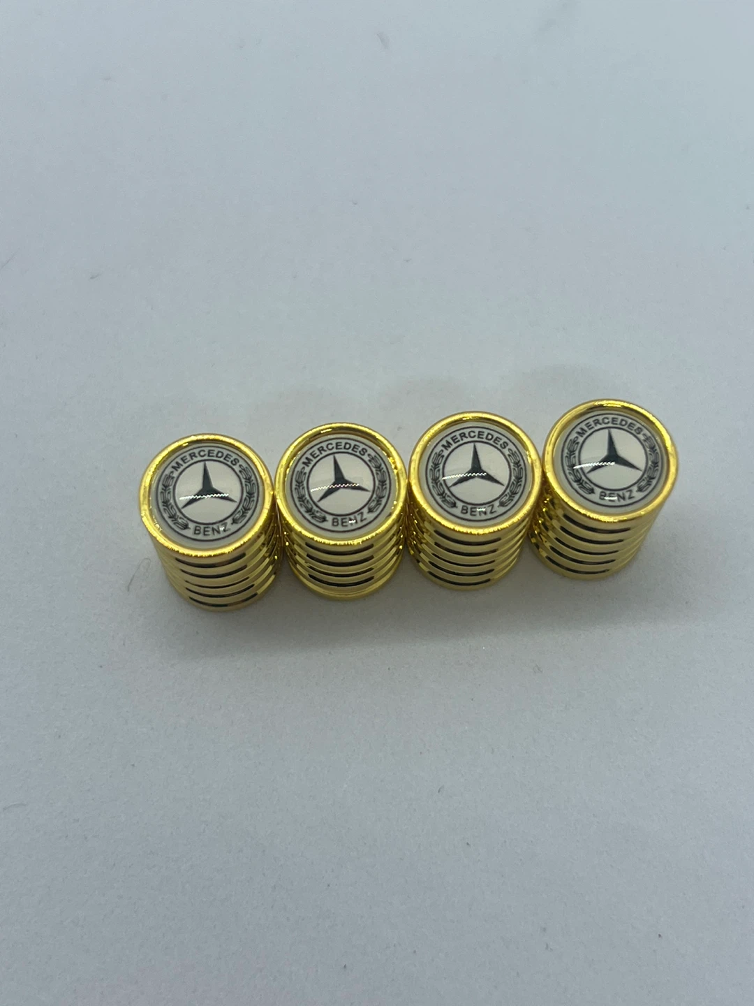 Mercedes Benz Tire Valve Stem Caps - Gold - photo 4