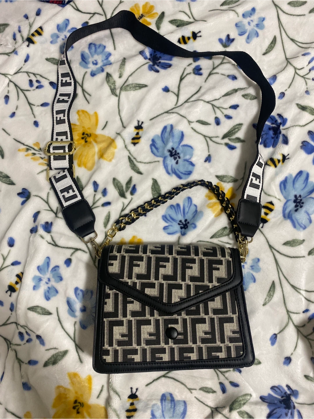 Fendi Style Crossbody Bag