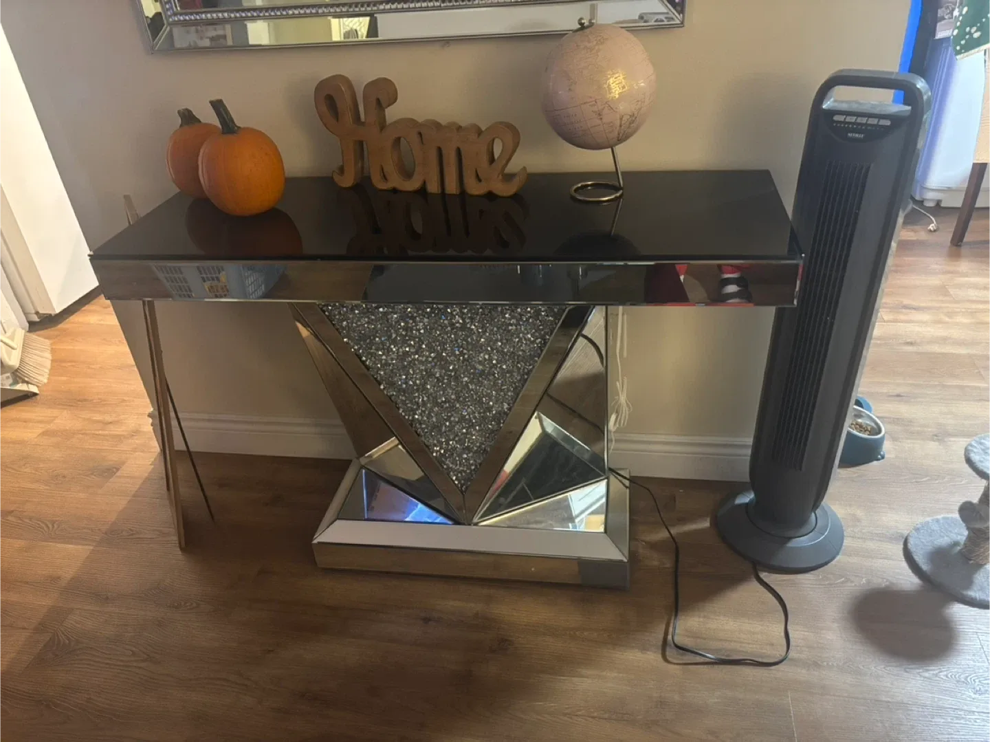 Two Blue Tufted Accent Chairs image indicator(2)