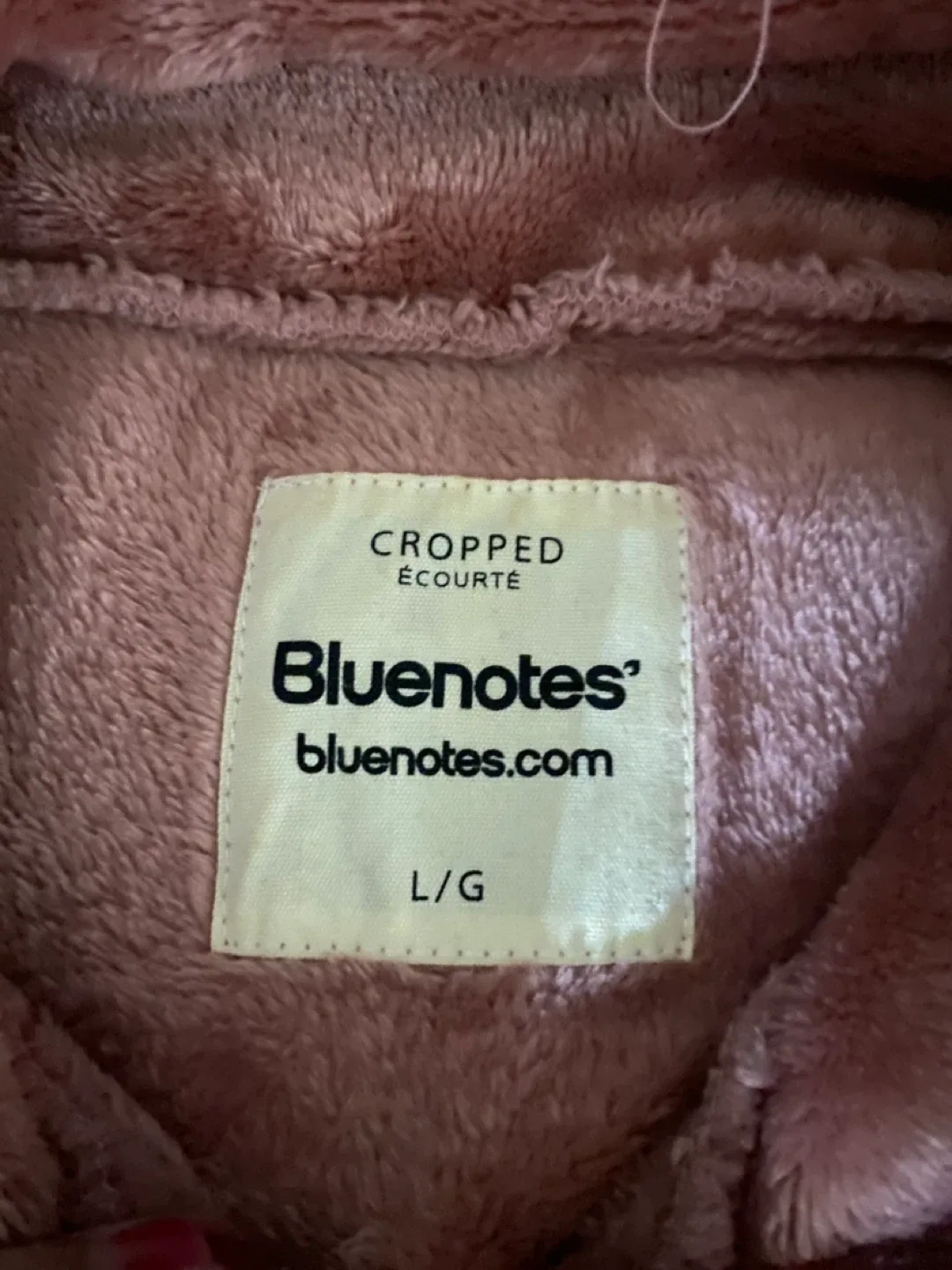 Bluenotes Cropped Fleece Pullover - Size L image indicator(2)