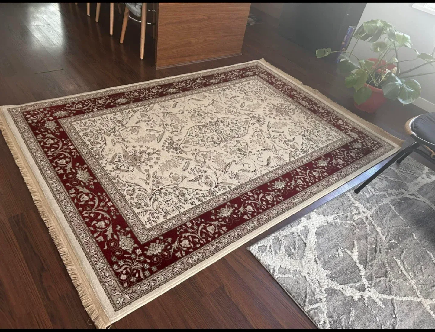 Home Outfitters Hall Rug - Wine, 5ft3 x 7ft1 thumbnail