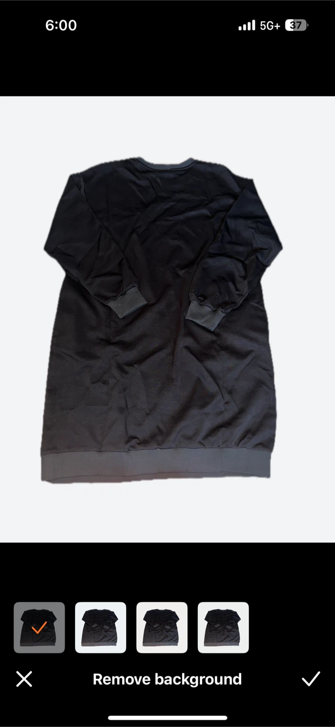 Black Long Sleeve Dress - Size XL - photo 2