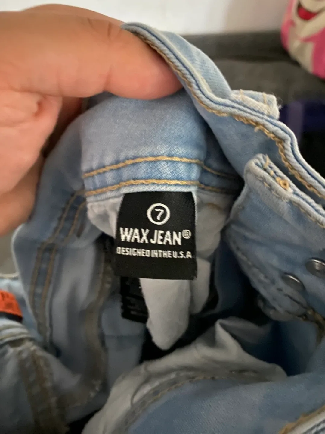 Wax Jean Butt I Love You Jeans - Size 7 image indicator(4)