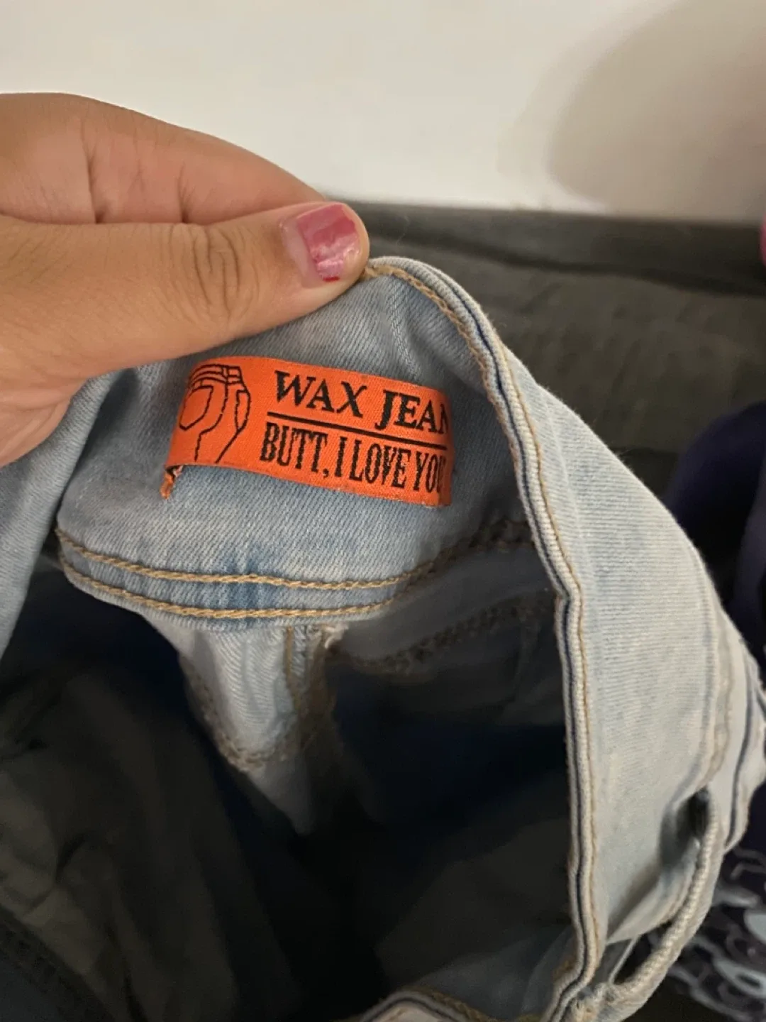 Wax Jean Butt I Love You Jeans - Size 7 image indicator(3)