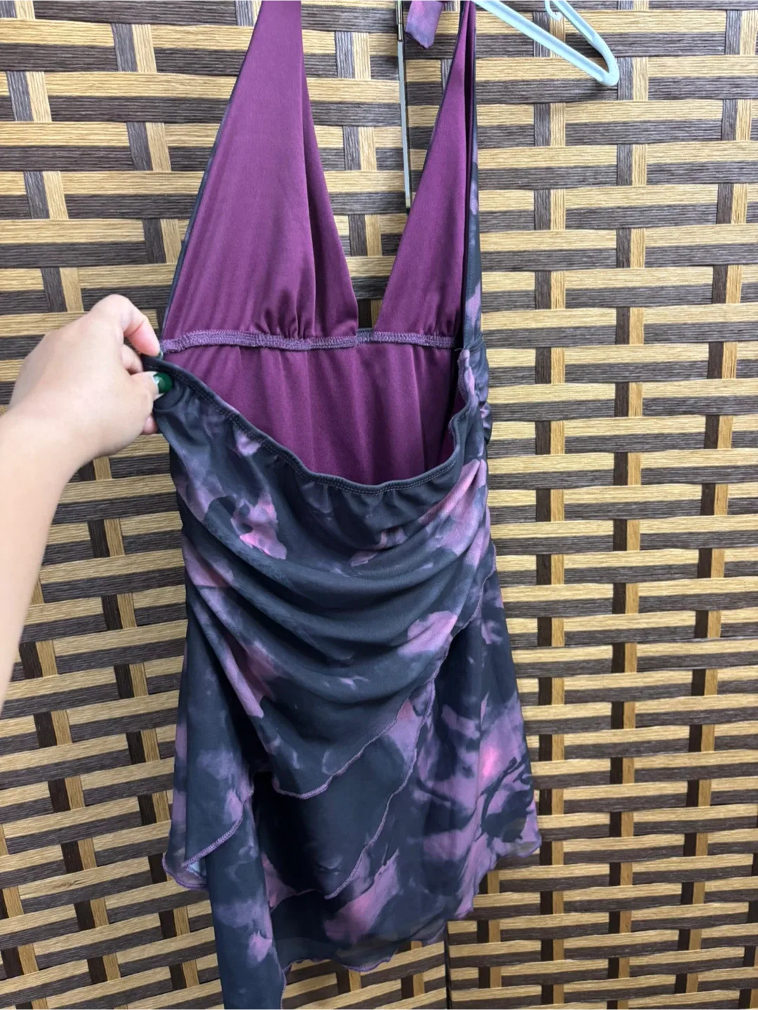 Purple Halter Top Dress thumbnail