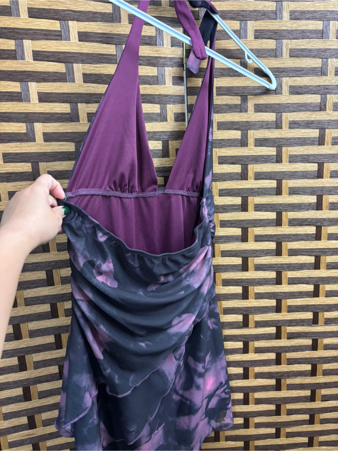 Purple Halter Top Dress - photo 3