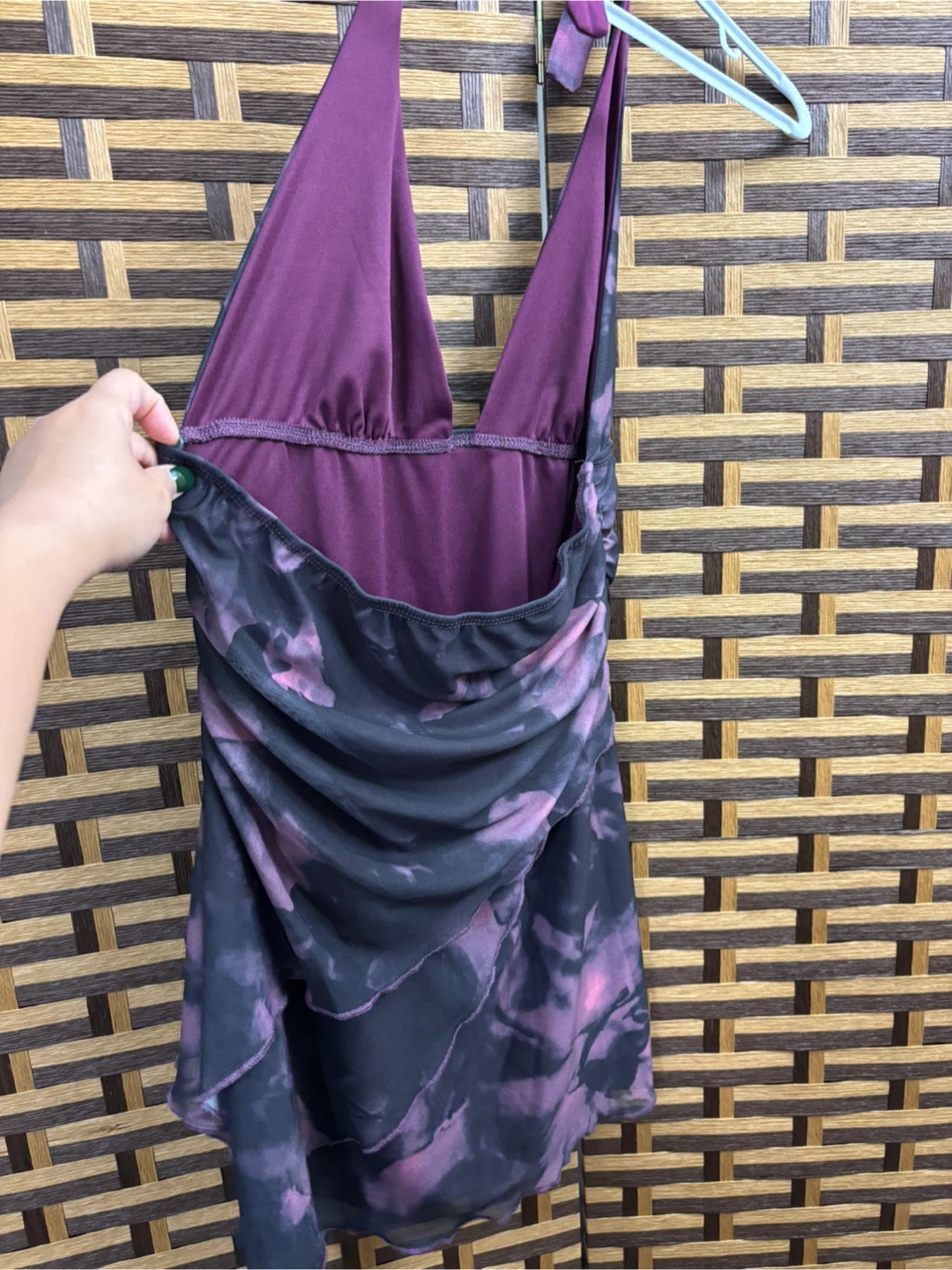 Purple Halter Top Dress - photo 2