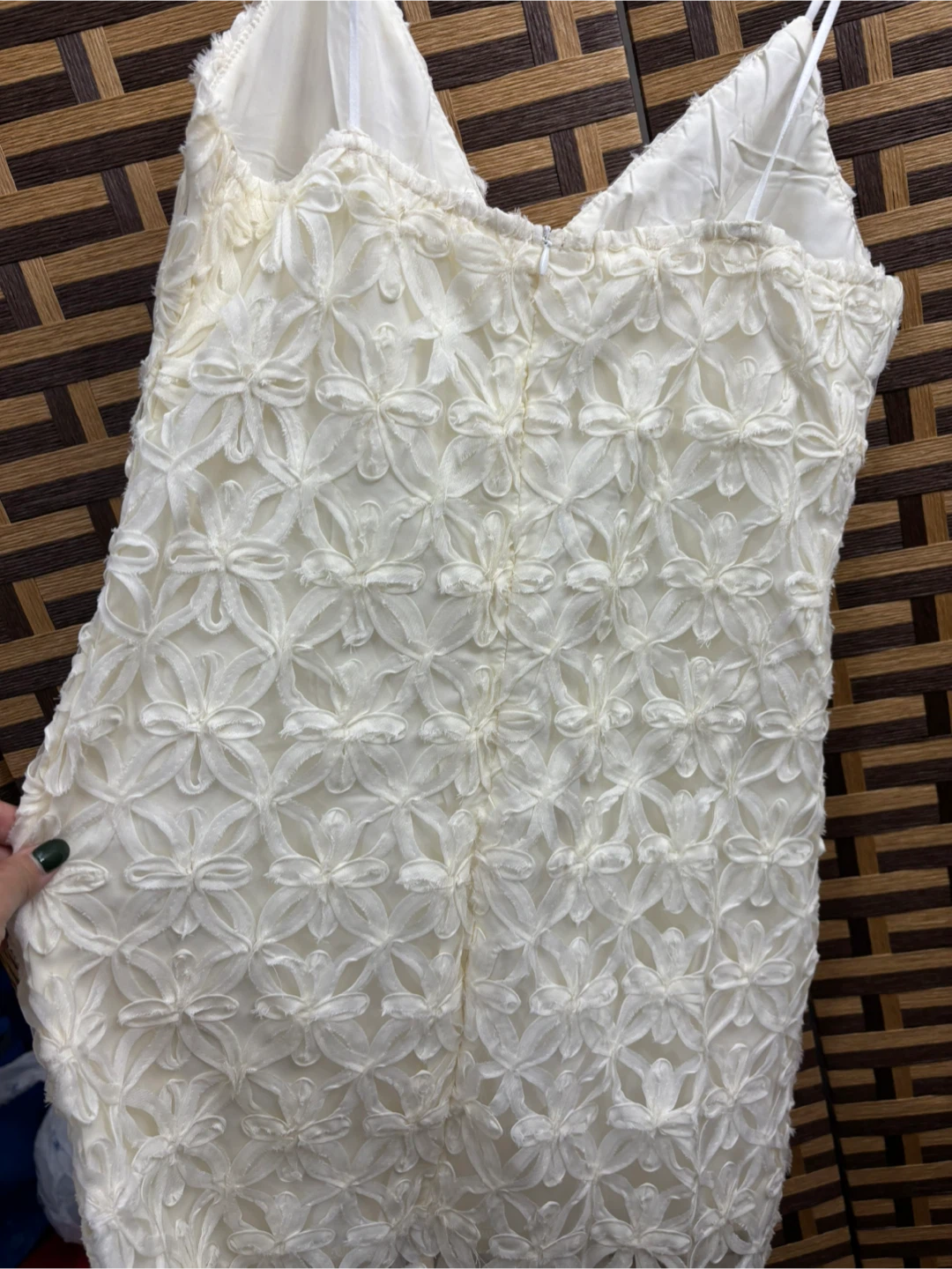 White Floral Mini Dress - photo 4