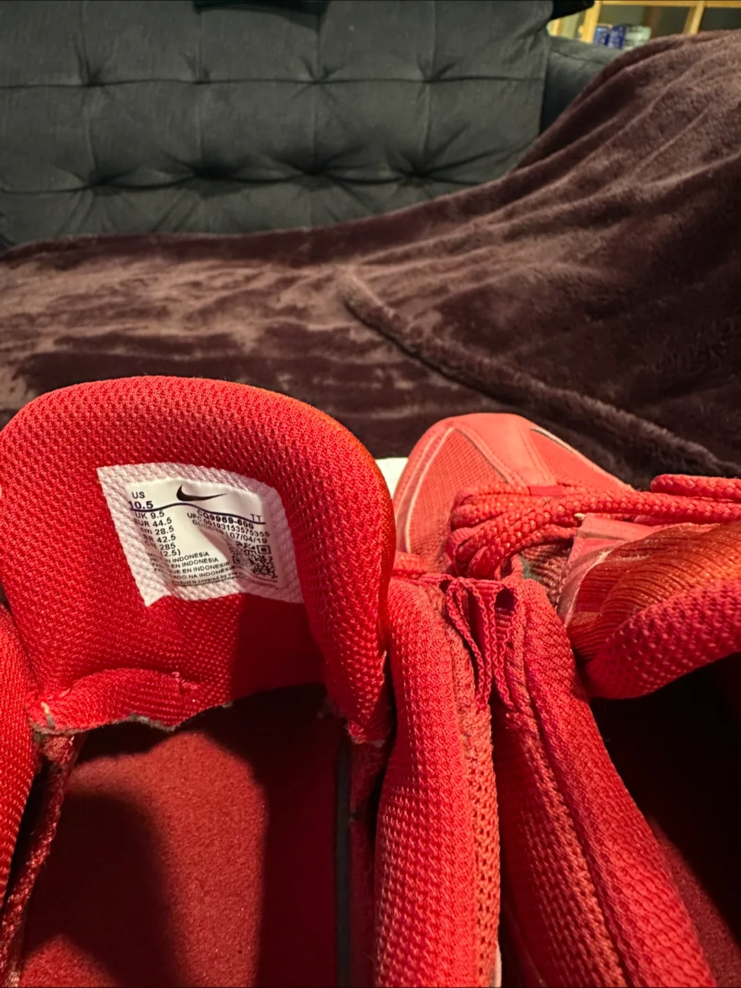 Nike Air Max 95 Red October Size 10.5 image indicator(4)