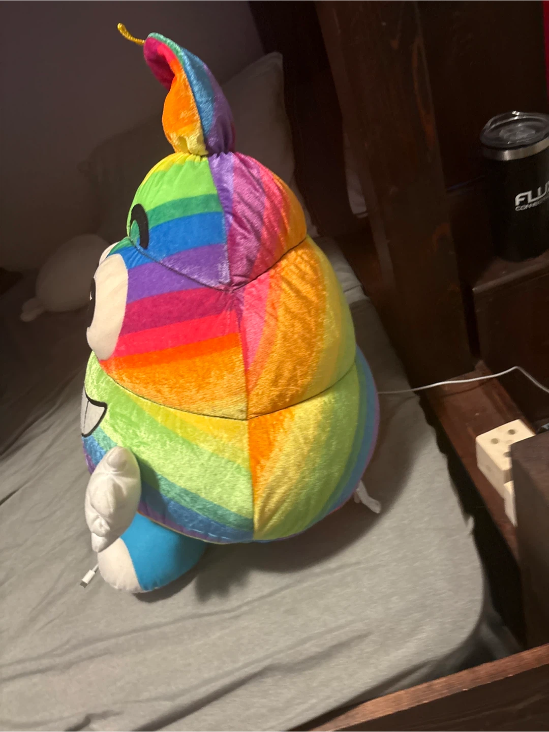 Rainbow Poop Emoji Plush - photo 2