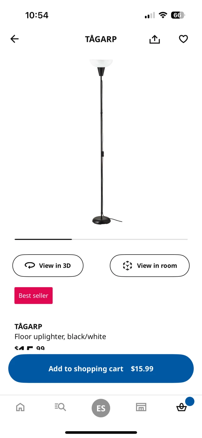 Brand new IKEA TÄGARP Floor Uplighter