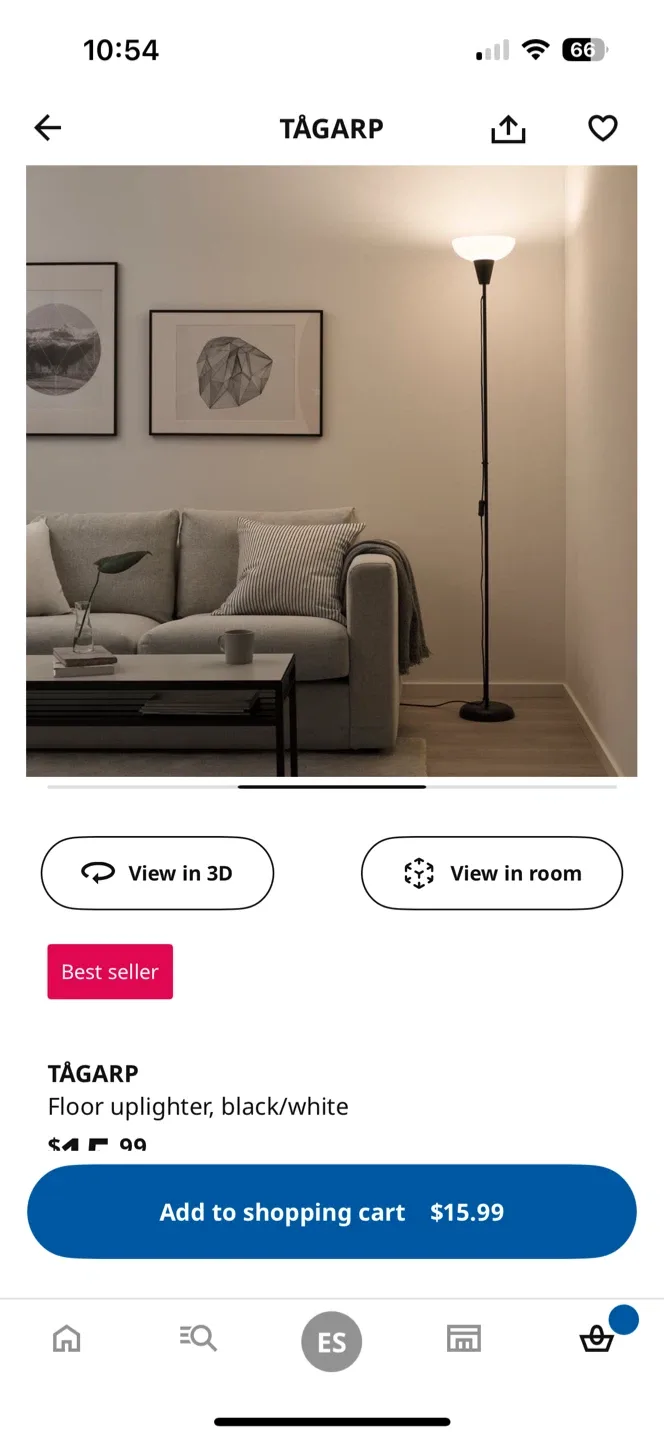 Brand new IKEA TÄGARP Floor Uplighter image indicator(2)