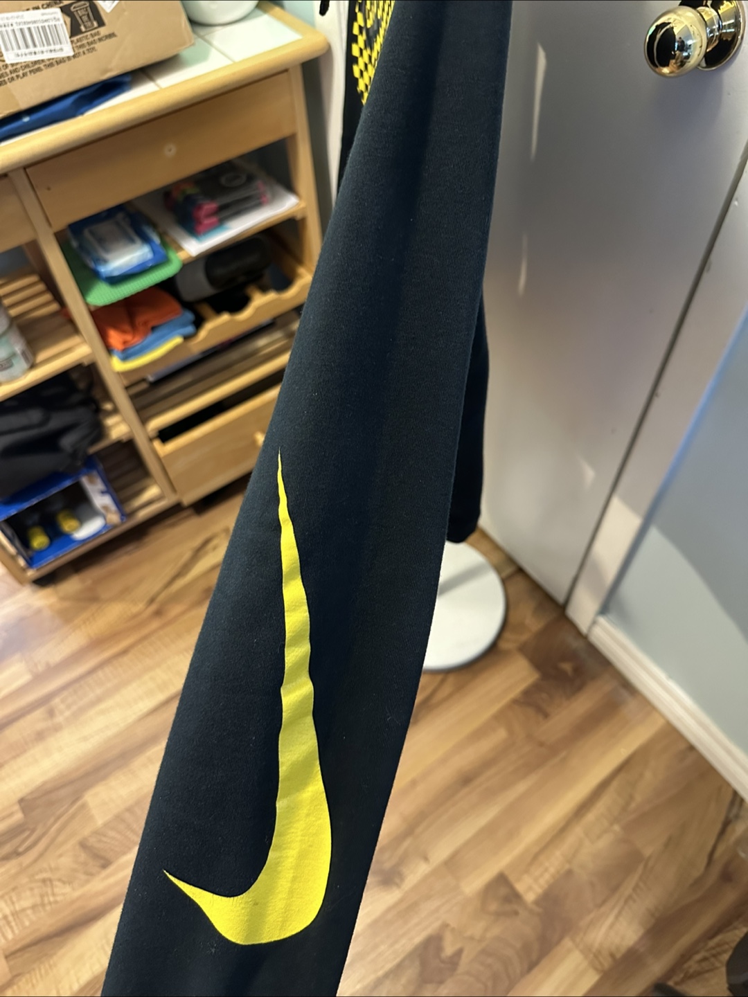 Men’s Black & Yellow Nike Hoodie - photo 3