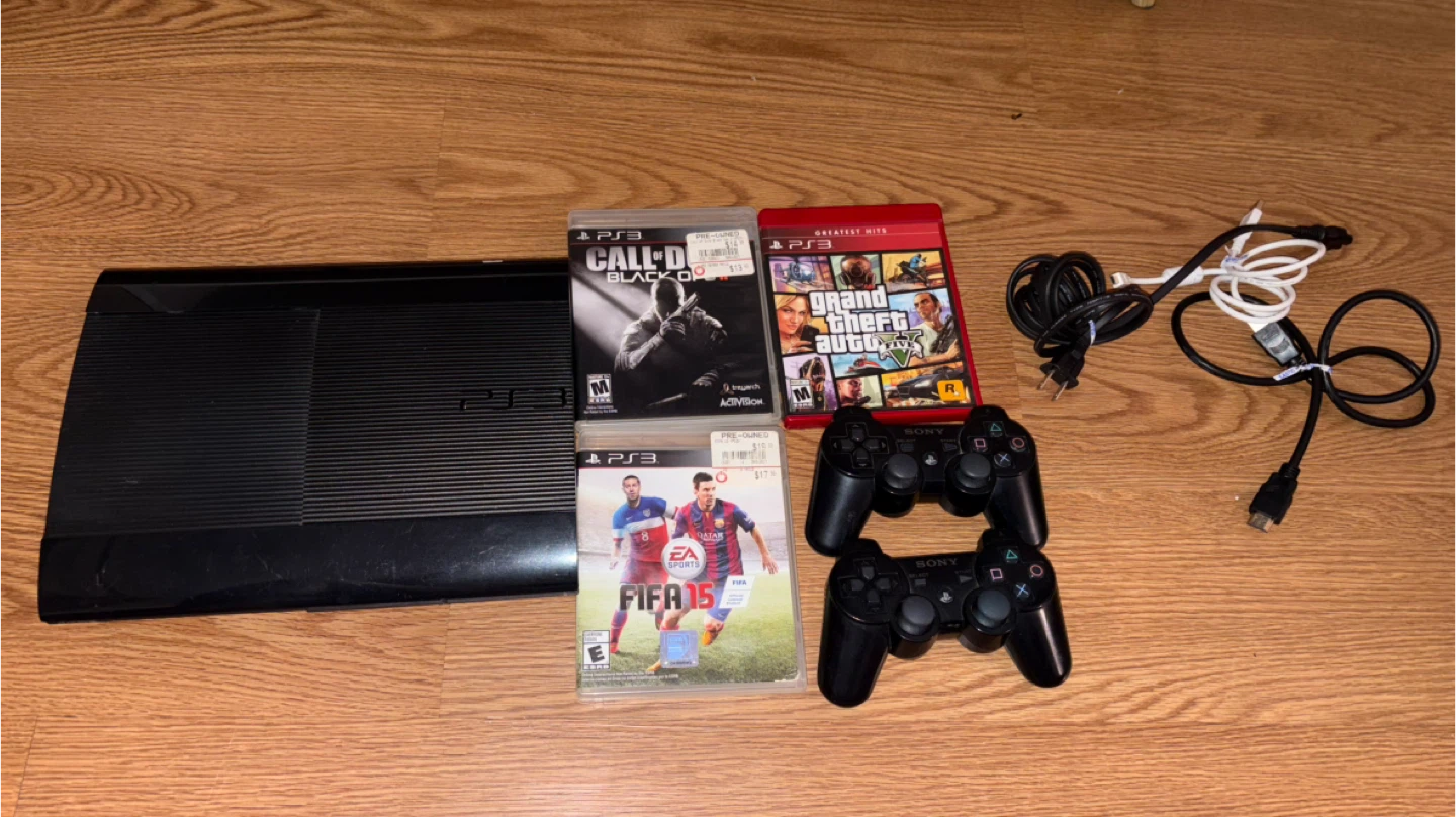 PlayStation 3 Bundle - Console, Games, Controllers - photo 5