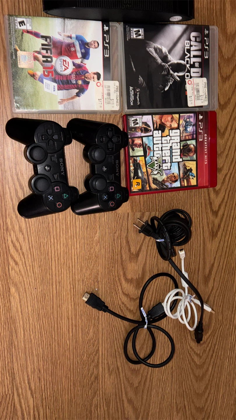 PlayStation 3 Bundle - Console, Games, Controllers - photo 2