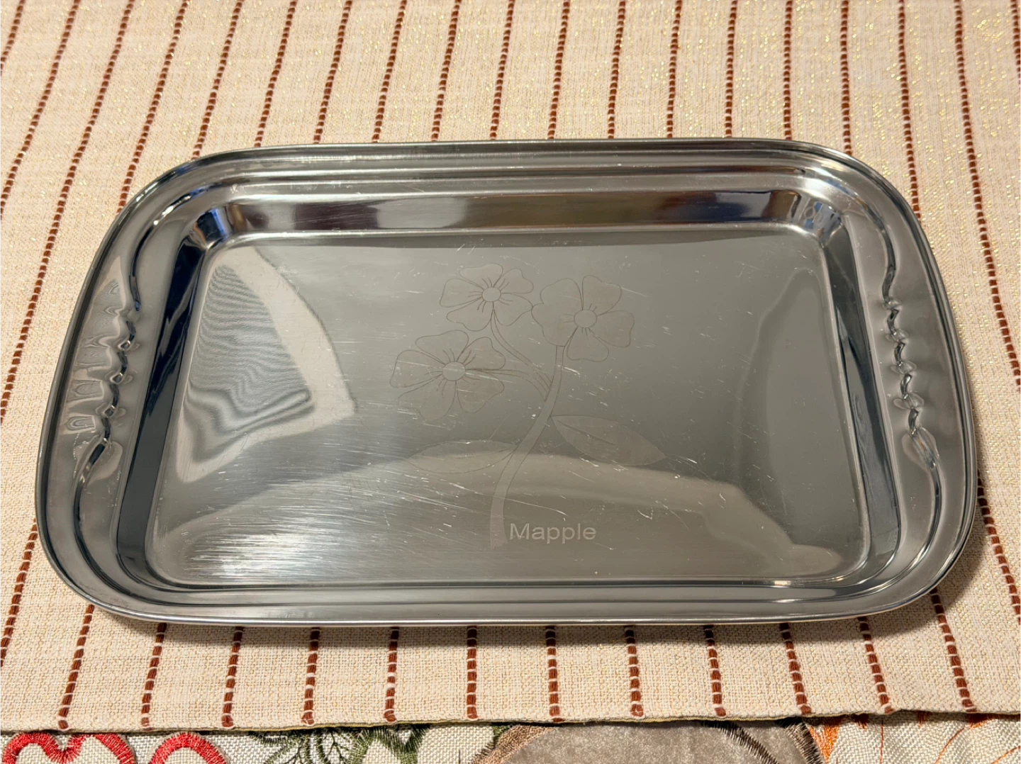 Mapple Stainless Steel Tray with 6 Cups - photo 2