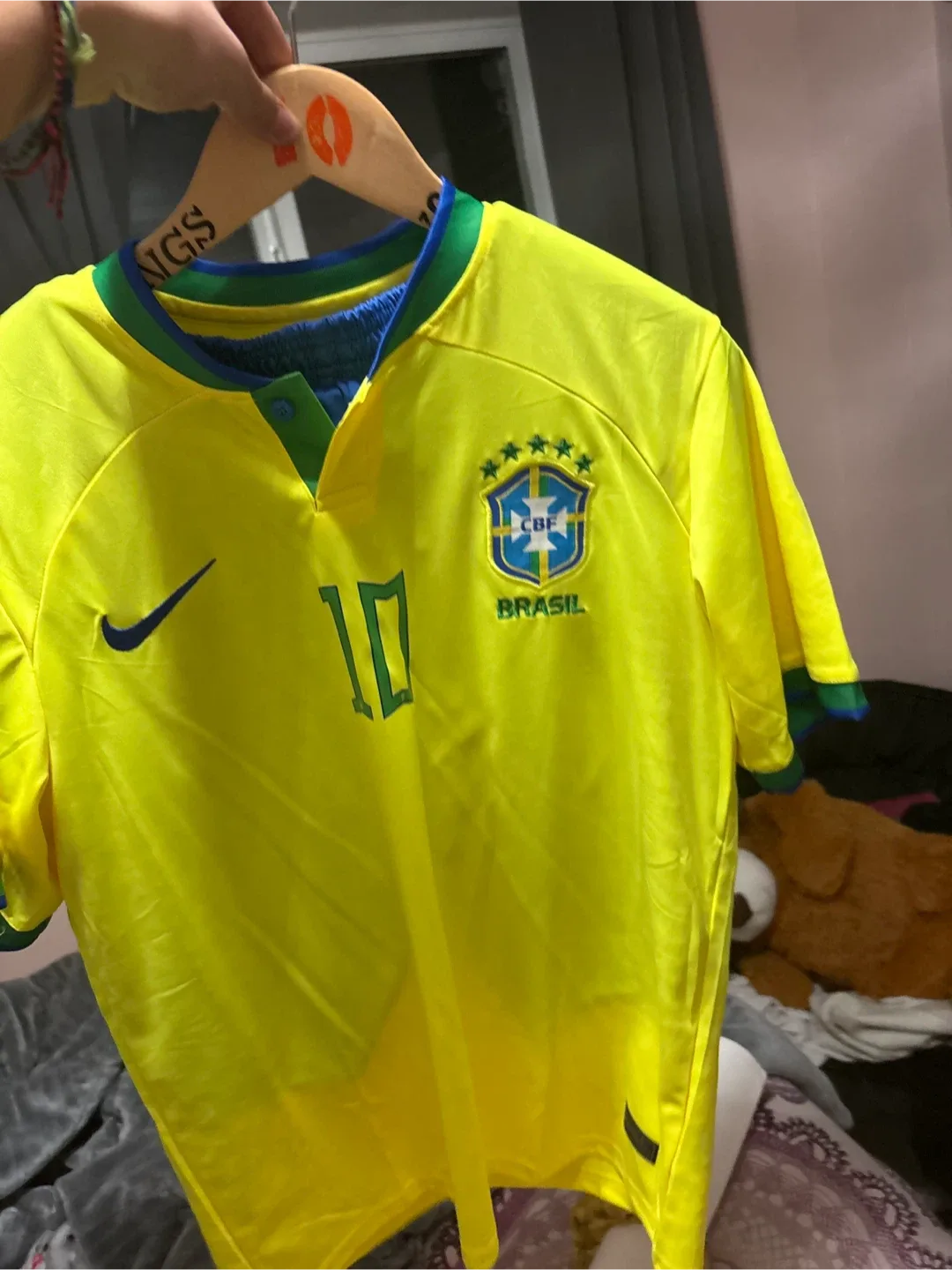 Nike Brazil Neymar Jr. Jersey & Shorts Set - Size G thumbnail