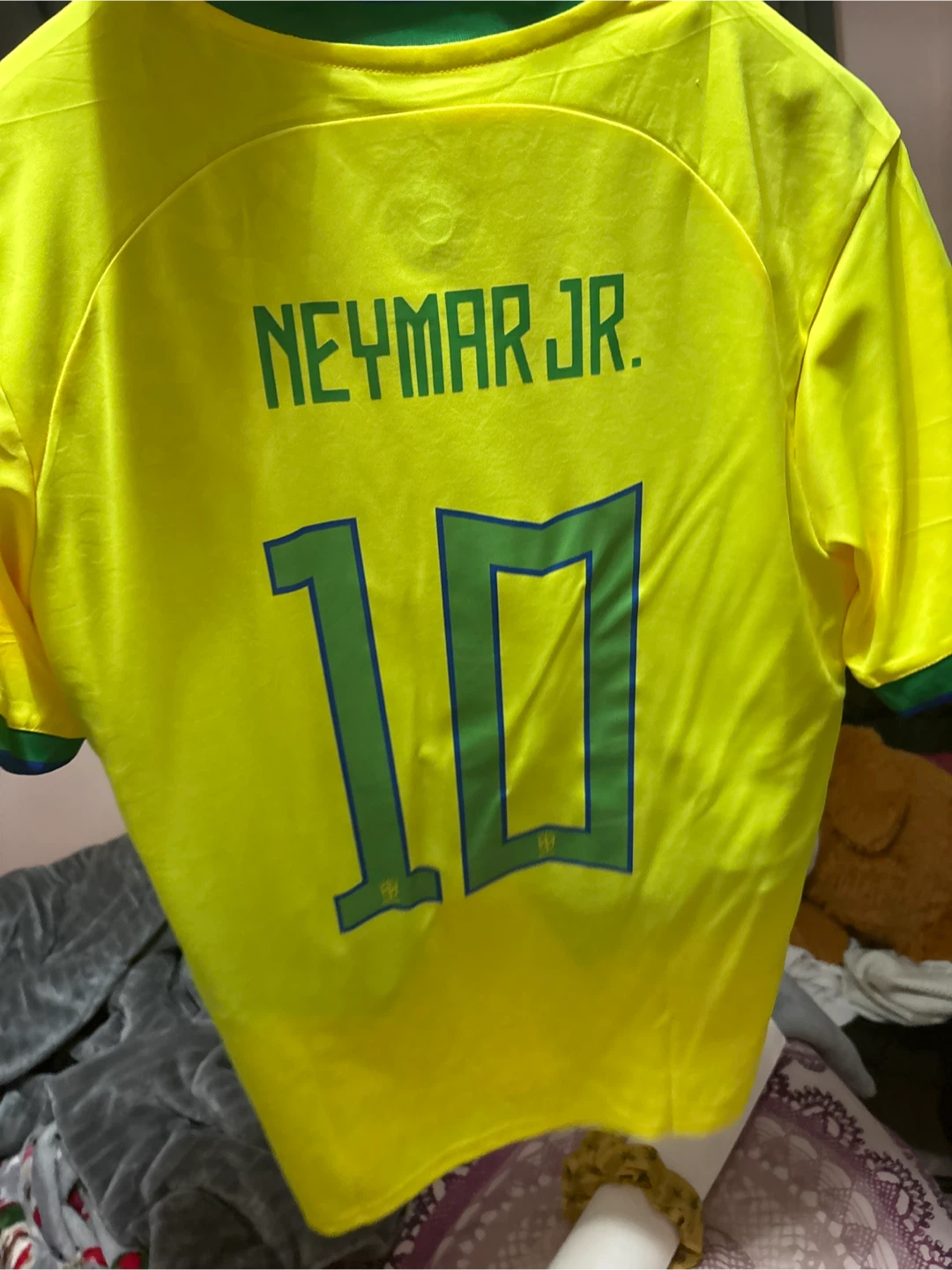 Nike Brazil Neymar Jr. Jersey & Shorts Set - Size G - photo 2