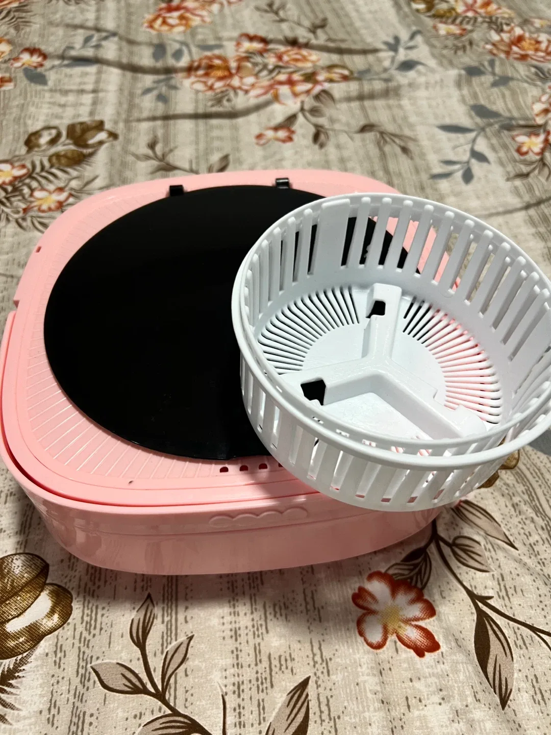 Pink Portable Folding Washing Machine image indicator(2)