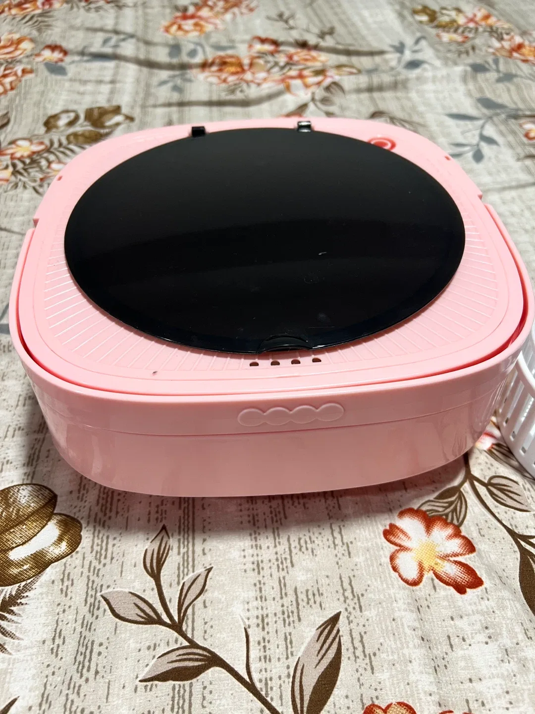 Pink Portable Folding Washing Machine image indicator(3)