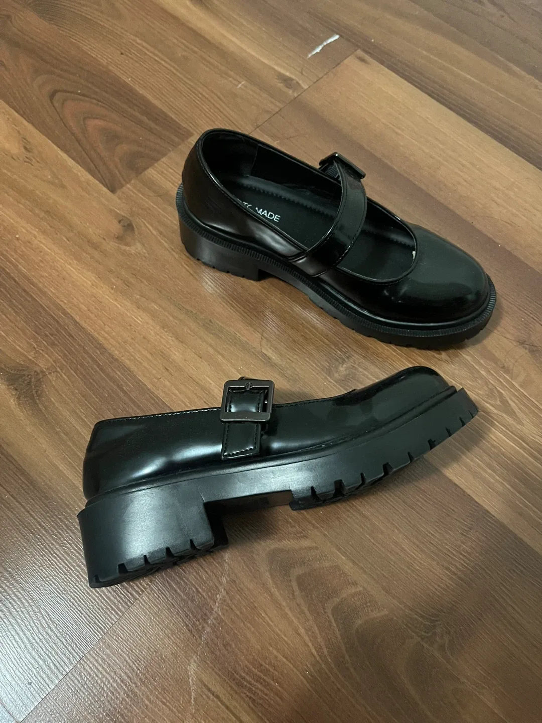 Woman Black Mary Jane Shoes Size 230 image indicator(3)