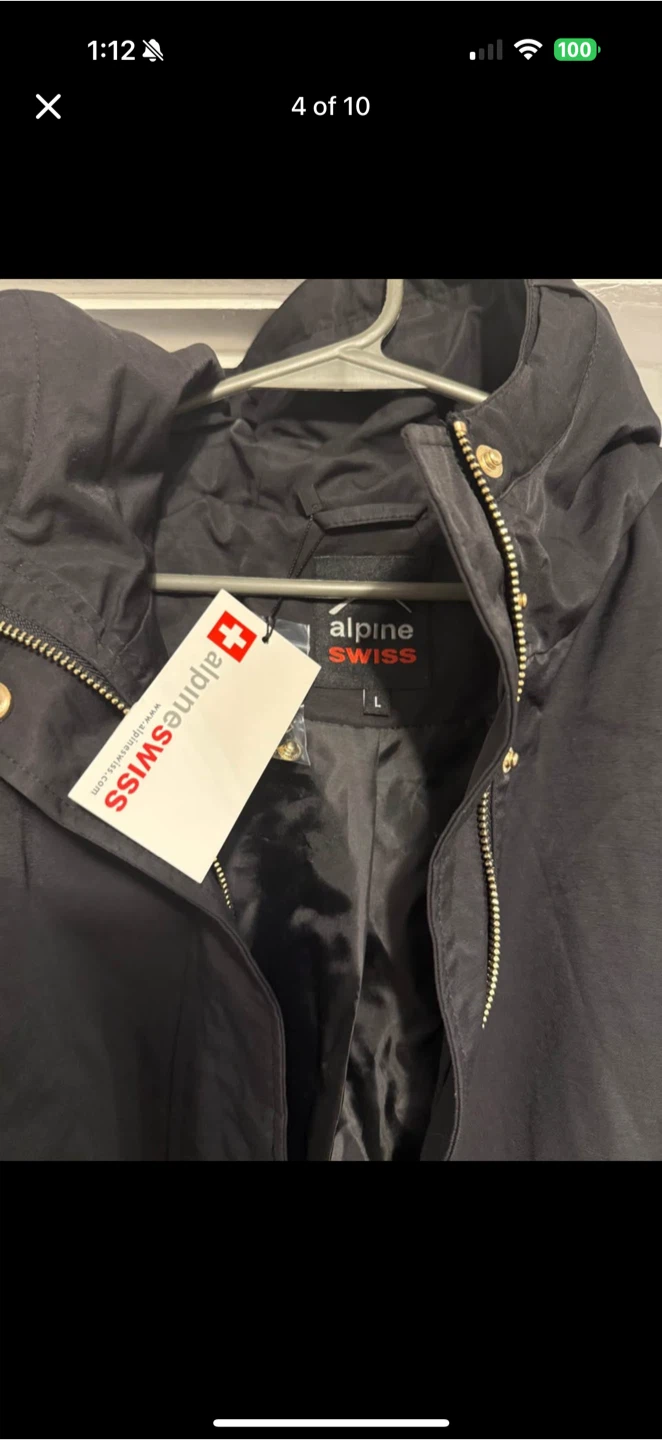 Alpine Swiss Tanya Rain Jacket - New with Tags! - photo 3