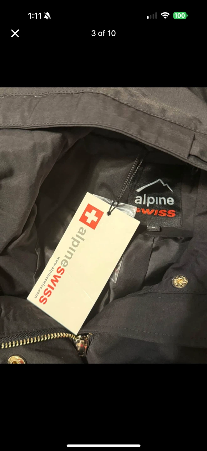 Alpine Swiss Tanya Rain Jacket - New with Tags! - photo 2