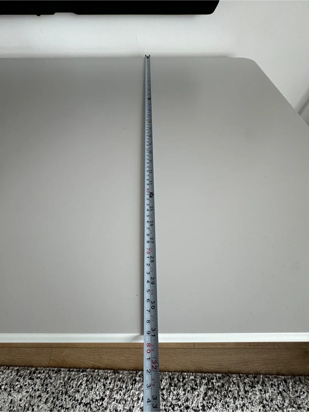 White IKEA Dining Table w/ 3 Chairs. image indicator(2)