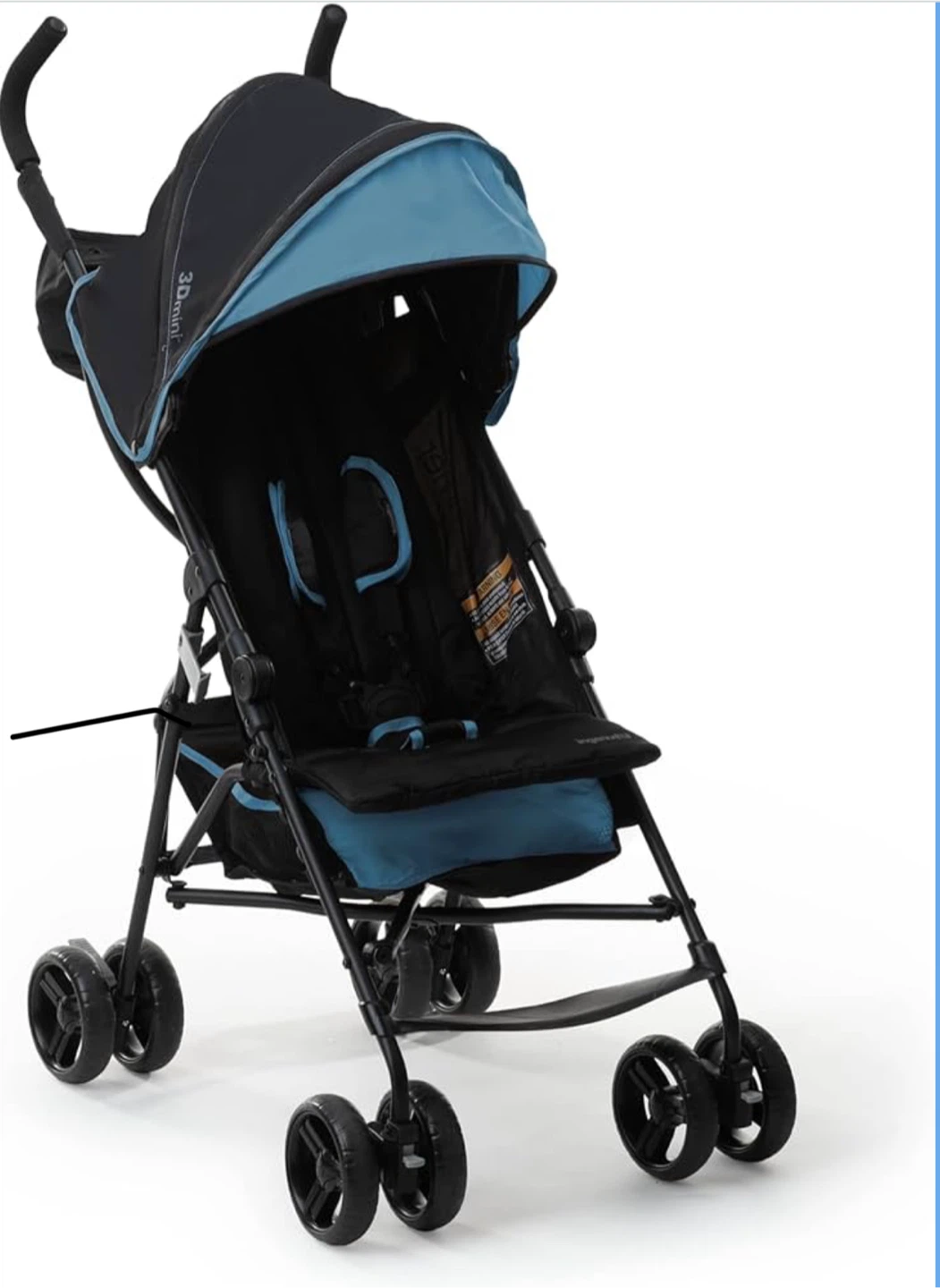 Summer Infant Umbrella Convenience Stroller – Blue/Black